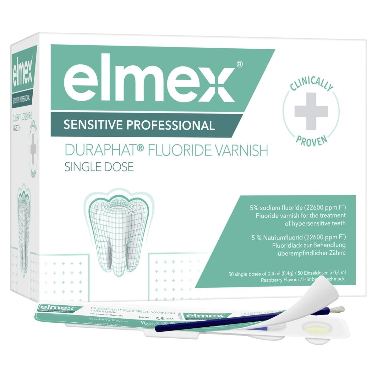 elmex® Sensitive Professional Duraphat® Fluoride Varnish - SingleDose 50 x 0,4 ml
