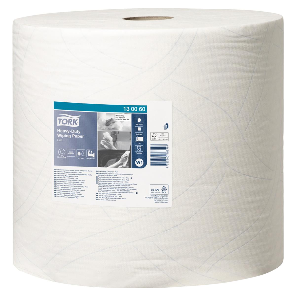 Tork® extra-starke Mehrzweck-Papierwischtücher - Rolle 1000 Blatt