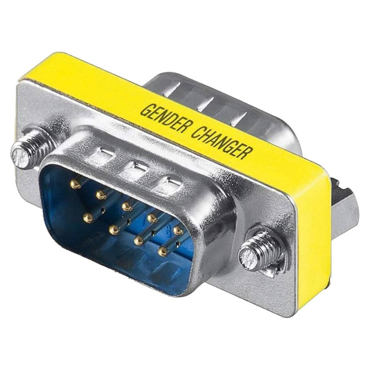 Anschlusskabel und Vernetzung - Gender Changer - 9-pol. M/9 Pol M