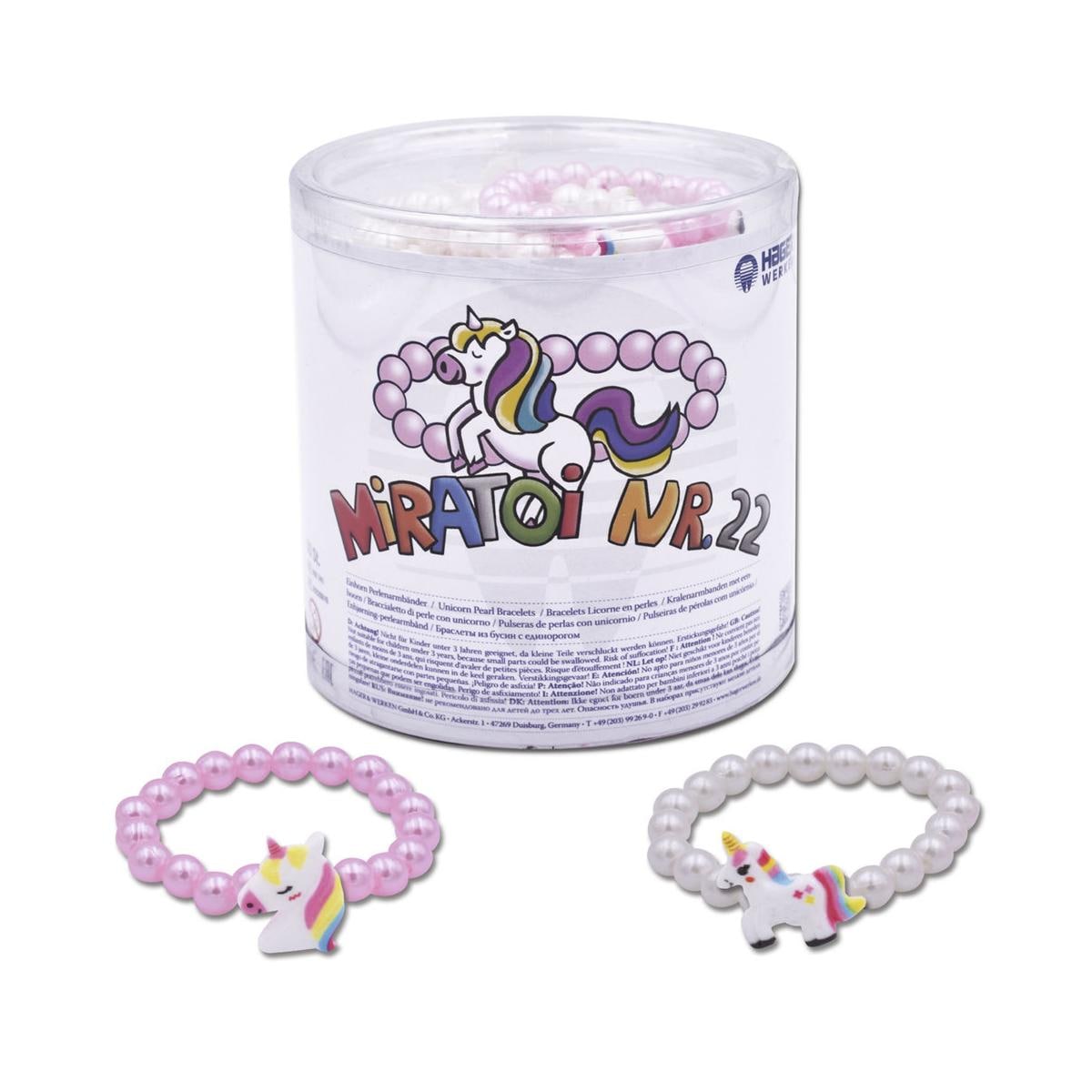 Miratoi® Nr. 22 - Einhorn Perlenarmbänder - Set