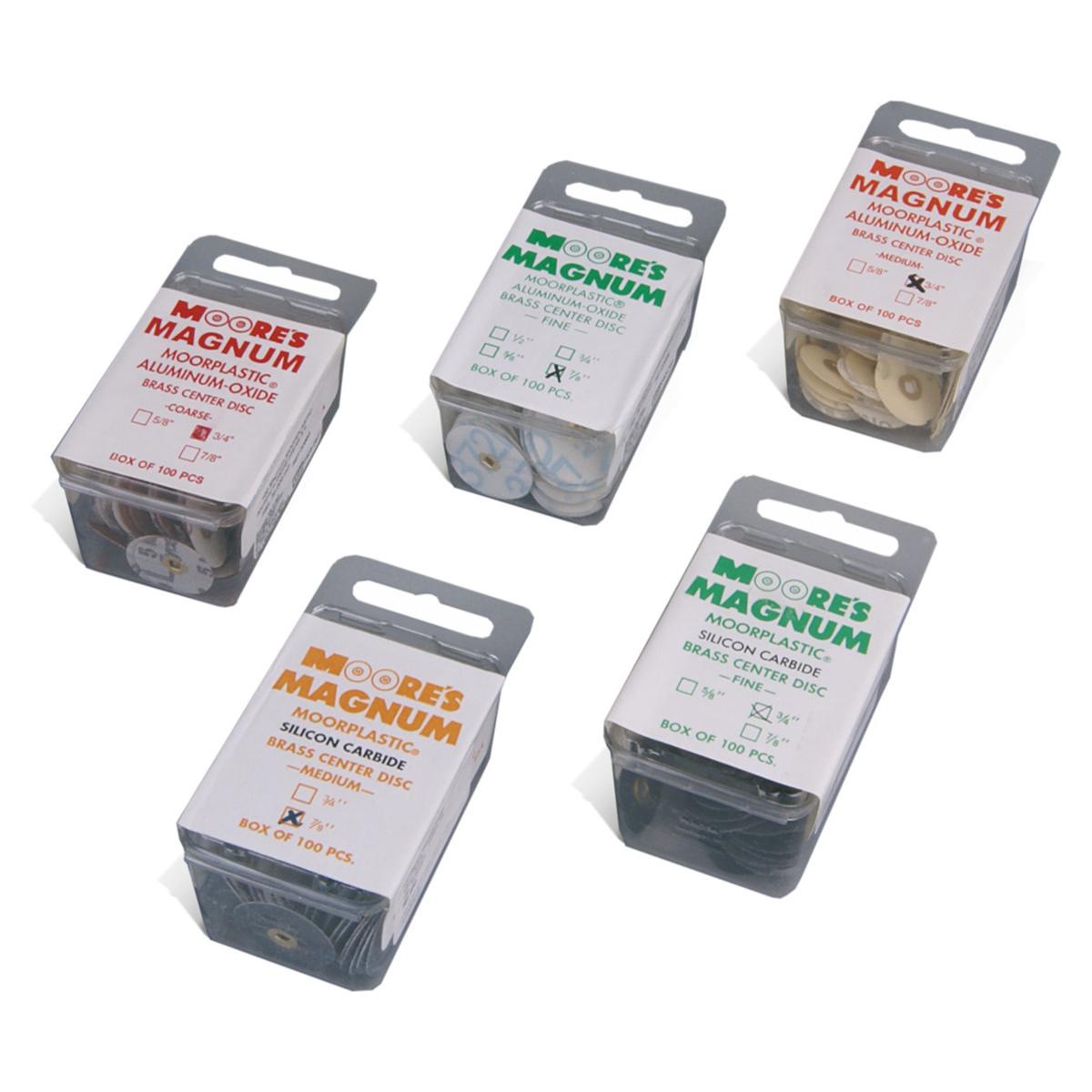 MAGNUM MOOREPLASTIC Scheiben - Medium, Packung 100 Stück