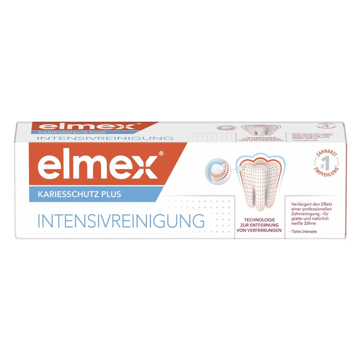 elmex® INTENSIVREINIGUNG Zahnpasta - Tuben 12 x 50 ml