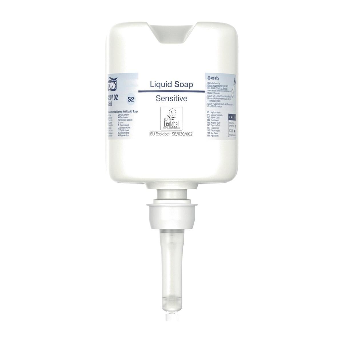 Tork® Sensitive Flüssigseife - Flaschen 6 x 0,5 Liter