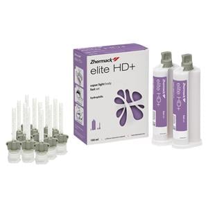 Zhermack elite HD+ super light body - Fast, Kartuschen 2 x 50 ml
