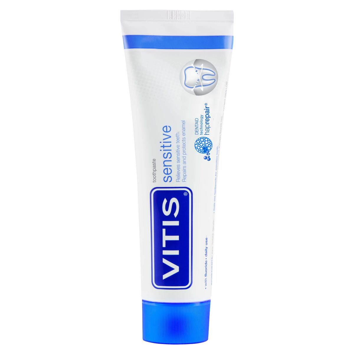 VITIS® Sensitive Zahnpasta - Tube 100 ml, Packung 12 Stück