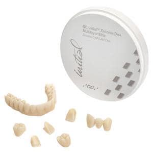 GC Initial™ Zirconia Disk Multilayer Elite - Ø 98,5 mm - A1, Stärke 14 mm