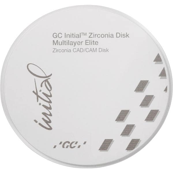 GC Initial™ Zirconia Disk Multilayer Elite - Ø 98,5 mm - A1, Stärke 14 mm