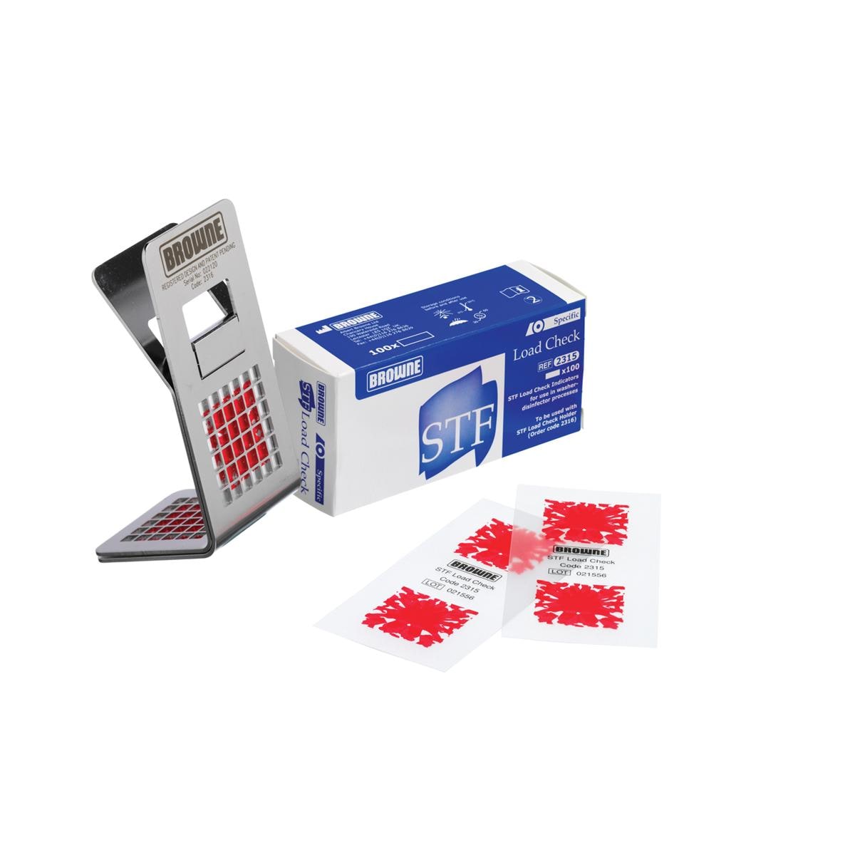 STF Load Check Wash Check Indikatoren für Thermodesinfektoren - Indikatorblättchen, Packung 100 Stück