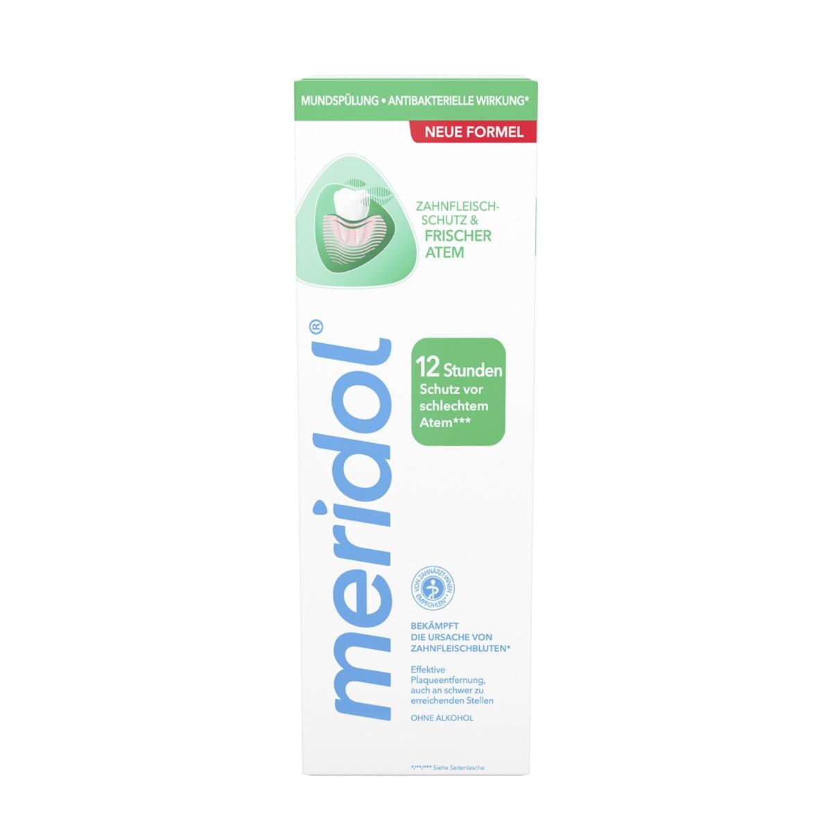 meridol® ZAHNFLEISCHSCHUTZ & FRISCHER ATEM Mundspülung - Flasche 6 x 400 ml