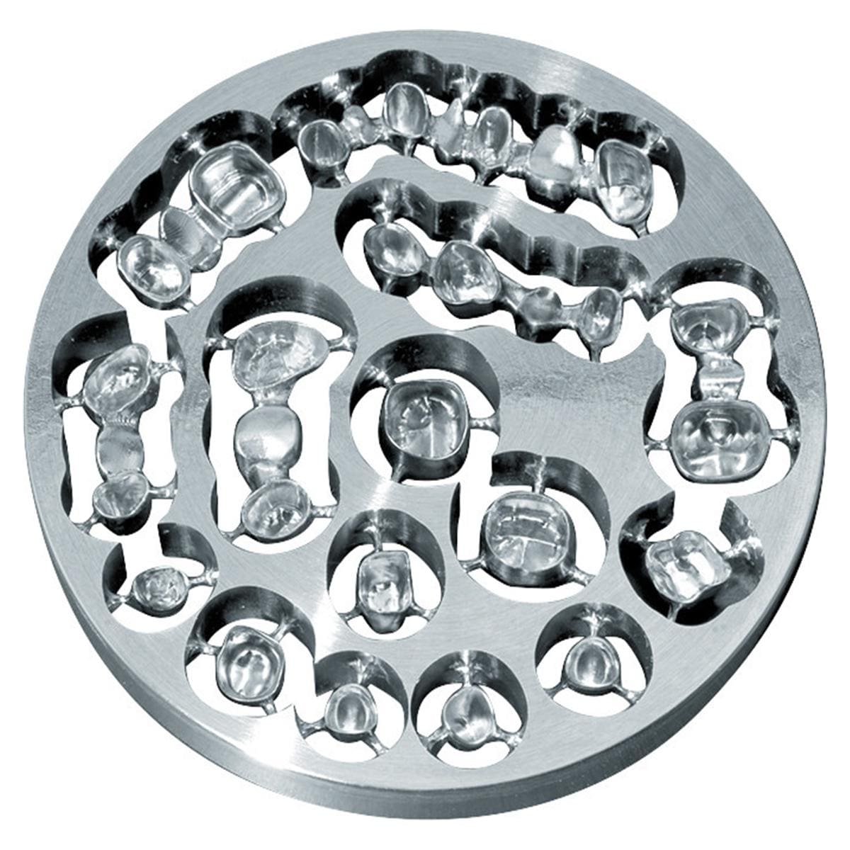 optimill acero - Ø 98,5 mm, Stärke 10 mm ohne Stufe