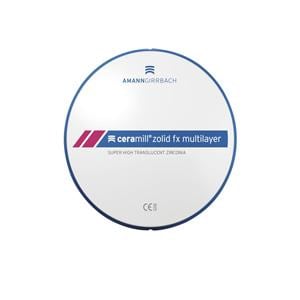 ceramill® zolid fx multilayer - Ø 98 mm - 0/A1, Stärke 14 mm