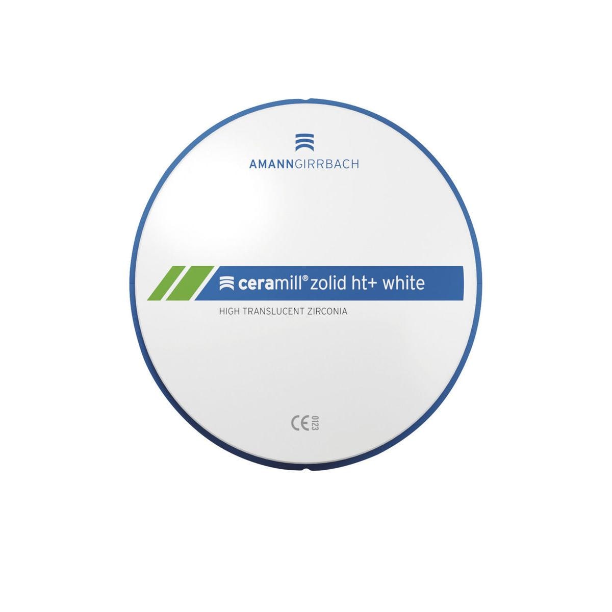 ceramill® zolid ht+ white - Ø 98 mm - Stärke 25 mm