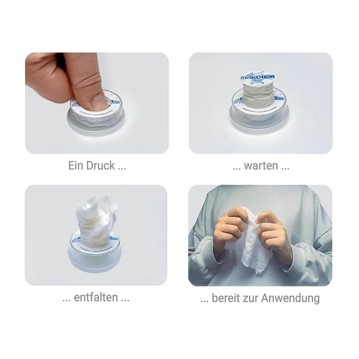 mediClean™ Tücher - Packung 500 Stück (10 x 50 Stück)