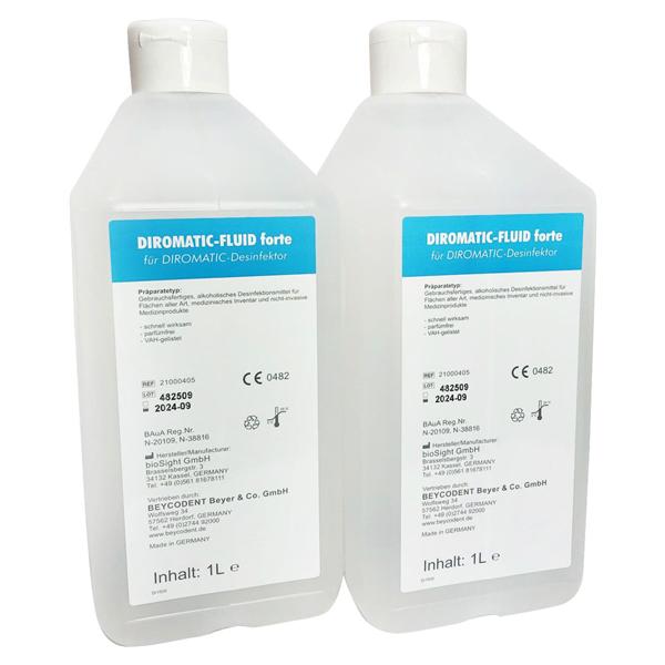 DIROMATIC® Fluid forte Desinfektion - Flasche 2 x 1 Liter