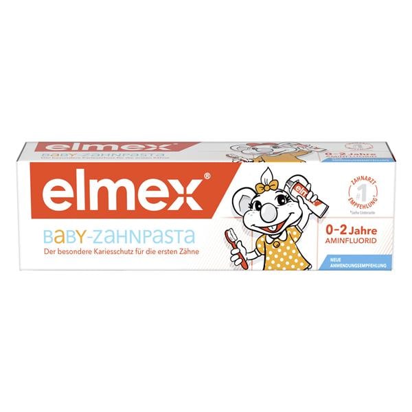 elmex® Baby-Zahnpasta (0-2 Jahre) - Tuben 12 x 50 ml