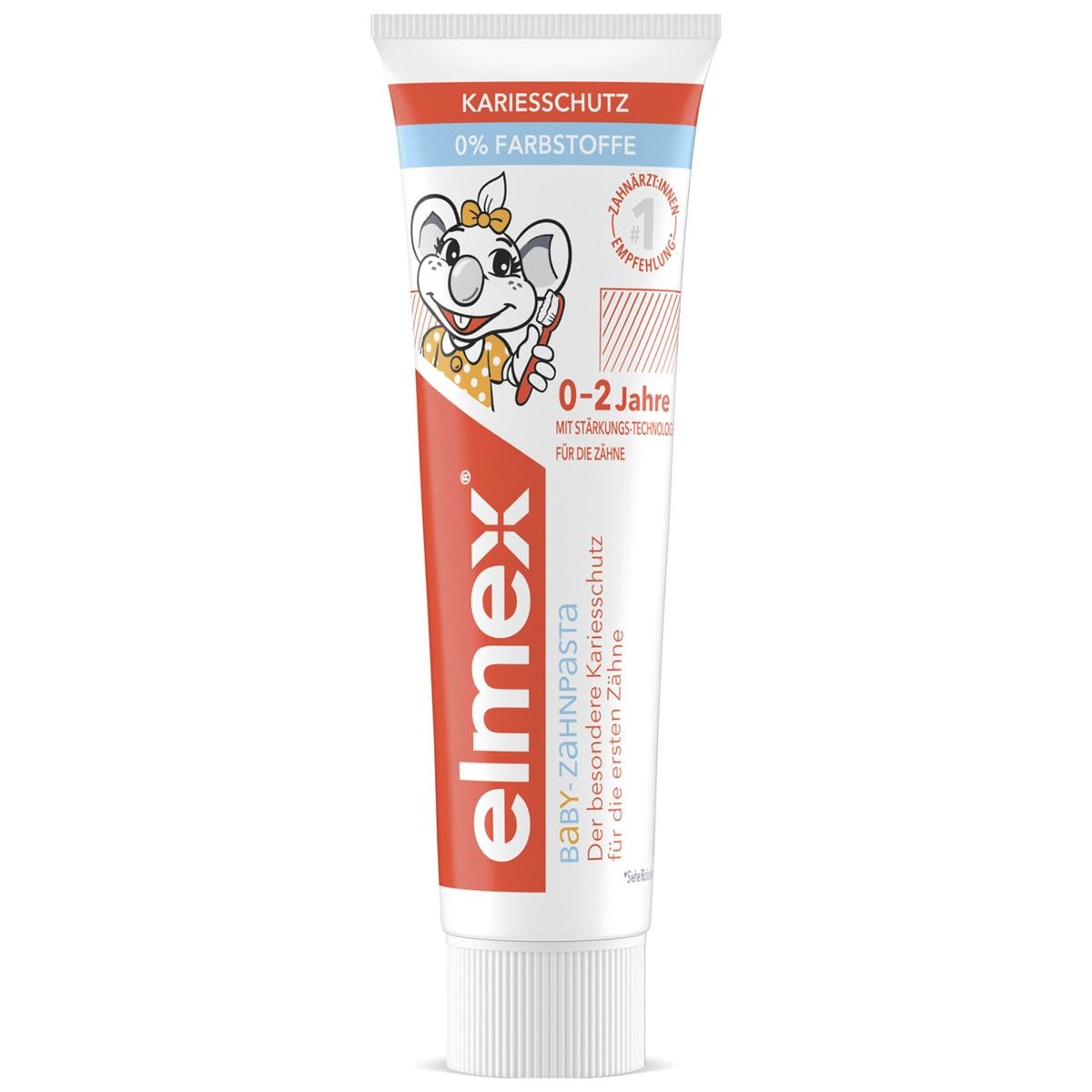elmex® Baby-Zahnpasta (0-2 Jahre) - Tuben 12 x 50 ml