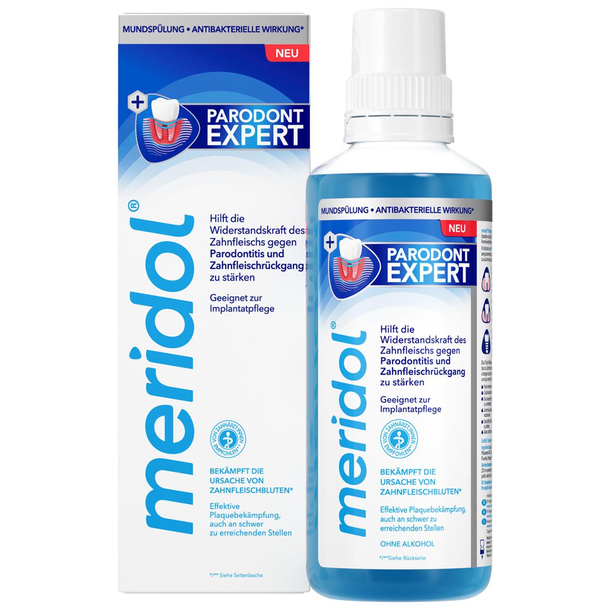 meridol® Parodont Expert Mundspülung - Flasche 6 x 400 ml