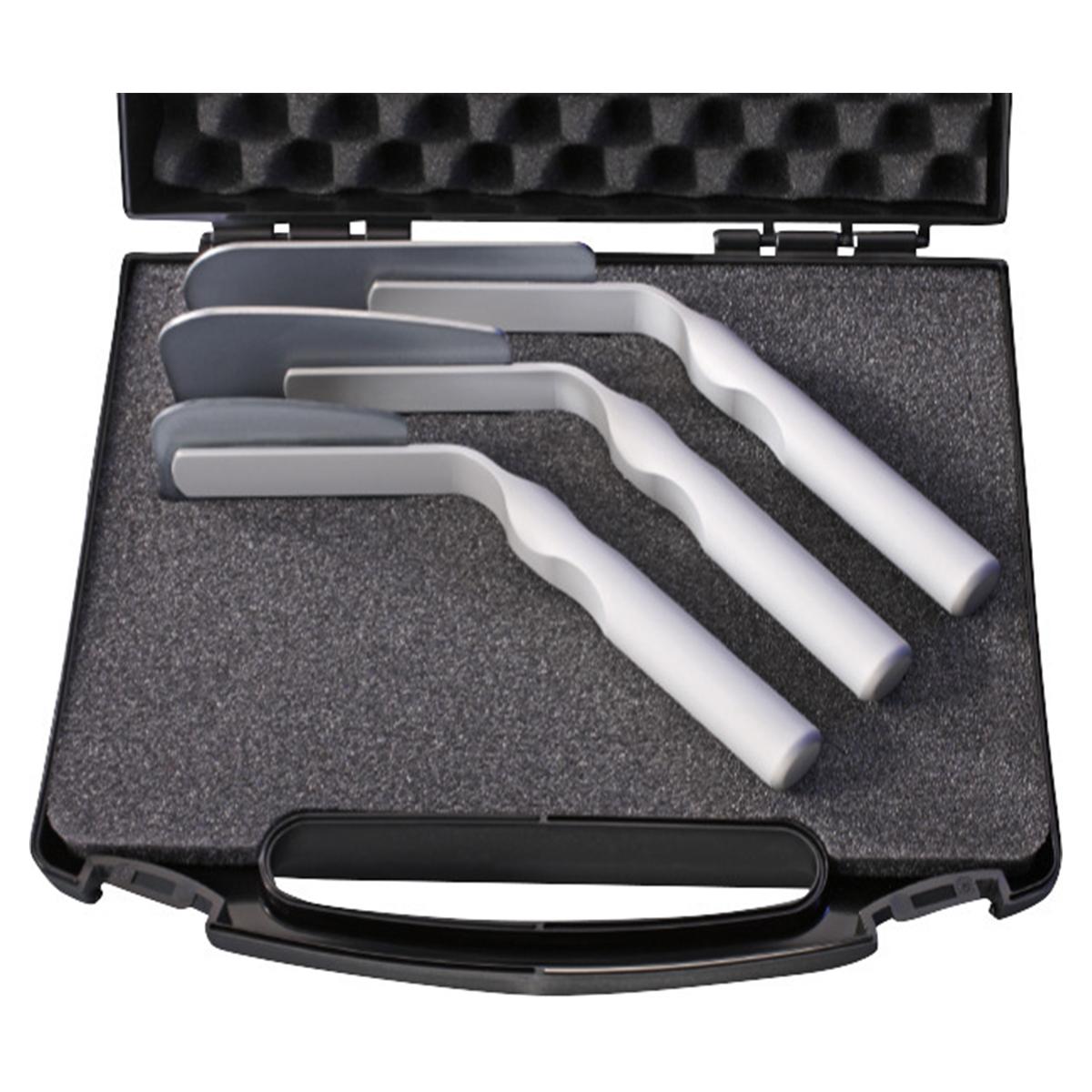 Koffer für 3 Fotospiegel mit Griff, ohne Spiegel - Größe 285 x 240 x 100 mm