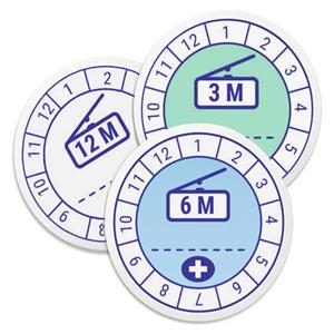 Etiketten zur Kennzeichnung der Verwendbarkeit - Packung 10 x 20 Stück