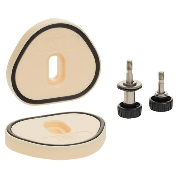 Aufnahmeplatten für Phantomkopf - Ober- und Unterkiefer, ohne Positionierstifte