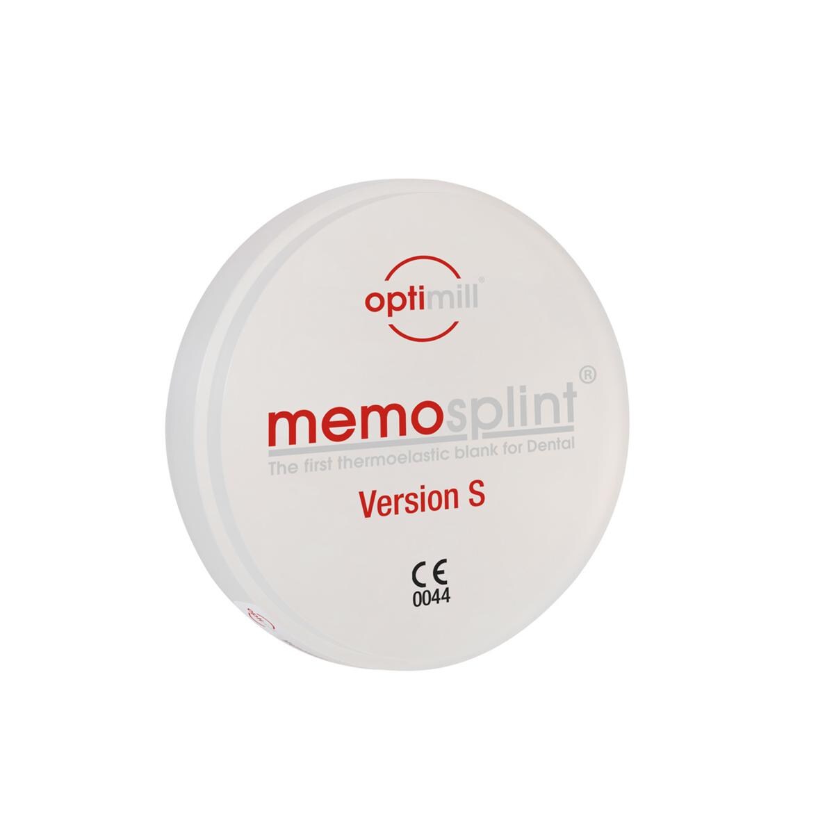 optimill memosplint Version S - Größe 20 x 98,3 mm mit Stufe