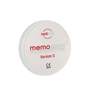 optimill memosplint Version S - Größe 20 x 98,3 mm mit Stufe