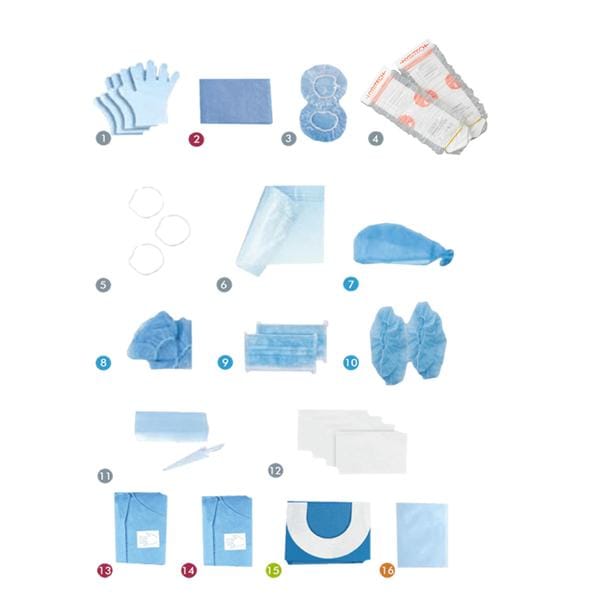 Chirurgisches Duo-Set - Set mit 5 Packungen