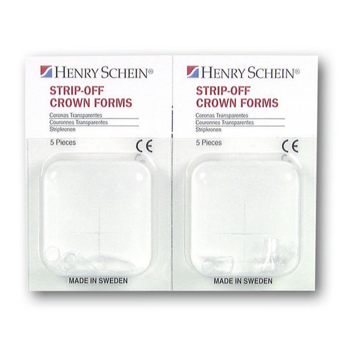 HS-Stripkronen, Strip Off Crowns - OK rechts I, Mittlerer Schneidezahn - 111