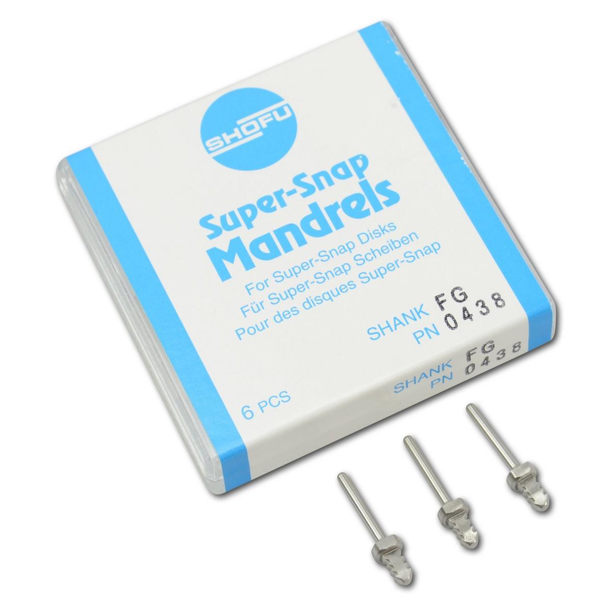 Super-Snap - Mandrell - FG-Schaft, Packung 6 Stück