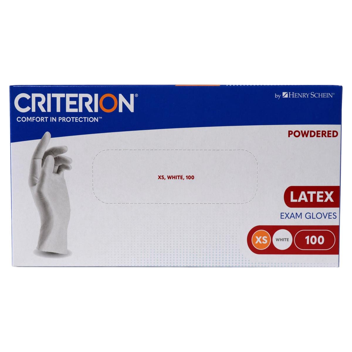 HS-Latex Handschuhe Premium gepudert Criterion® - Größe XS, Packung 100 Stück