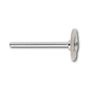 Miniaturbürsten, montiert - Ziegenhaar weiß, 100 16 HP, Packung 12 Stück