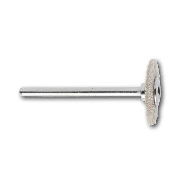 Miniaturbürsten, montiert - Ziegenhaar weiß, 100 16 HP, Packung 12 Stück