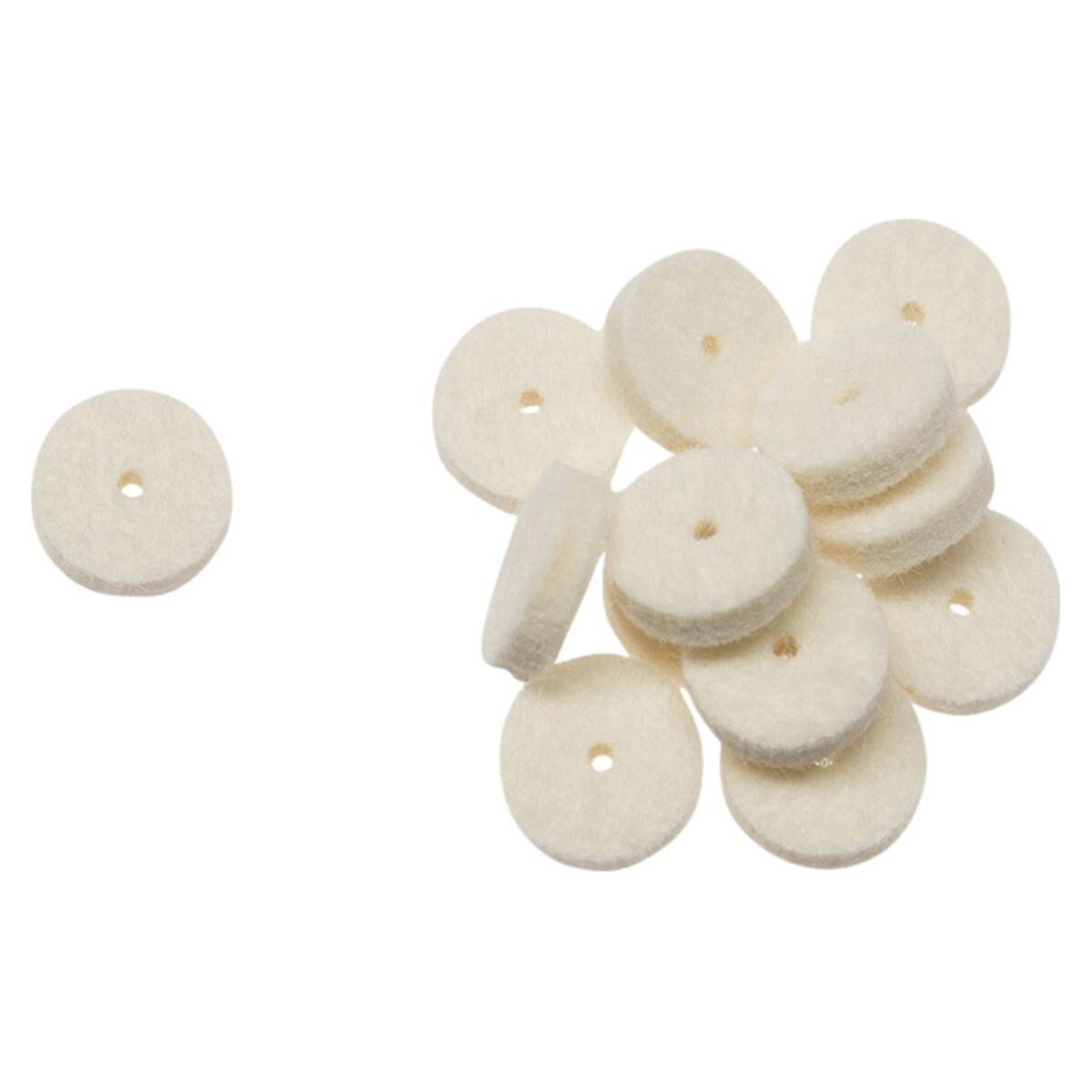 DIA GLACE Filzräder - Gleitmittelimprägniert, Packung 100 Stück