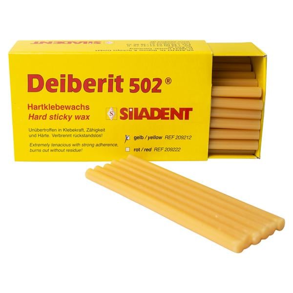 Deiberit 502® Hartklebewachs - Gelb, Stangen 50 Stück