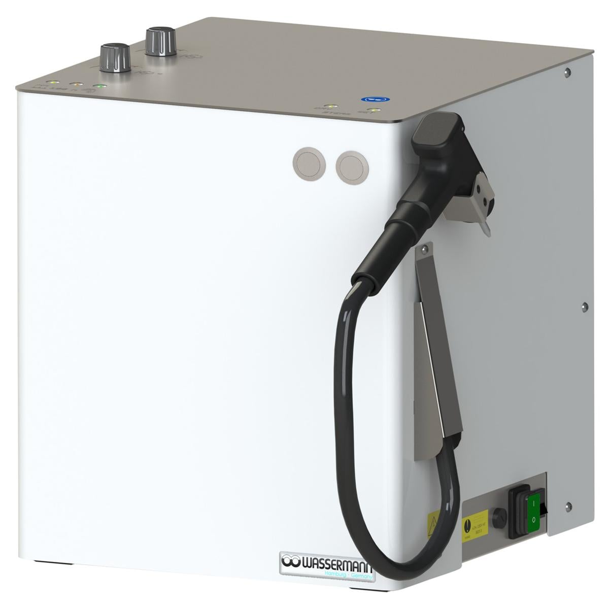 Wasi-Steam Compact- Dampfstrahlgerät Festwasseranschluss - Edelstahl Weiß