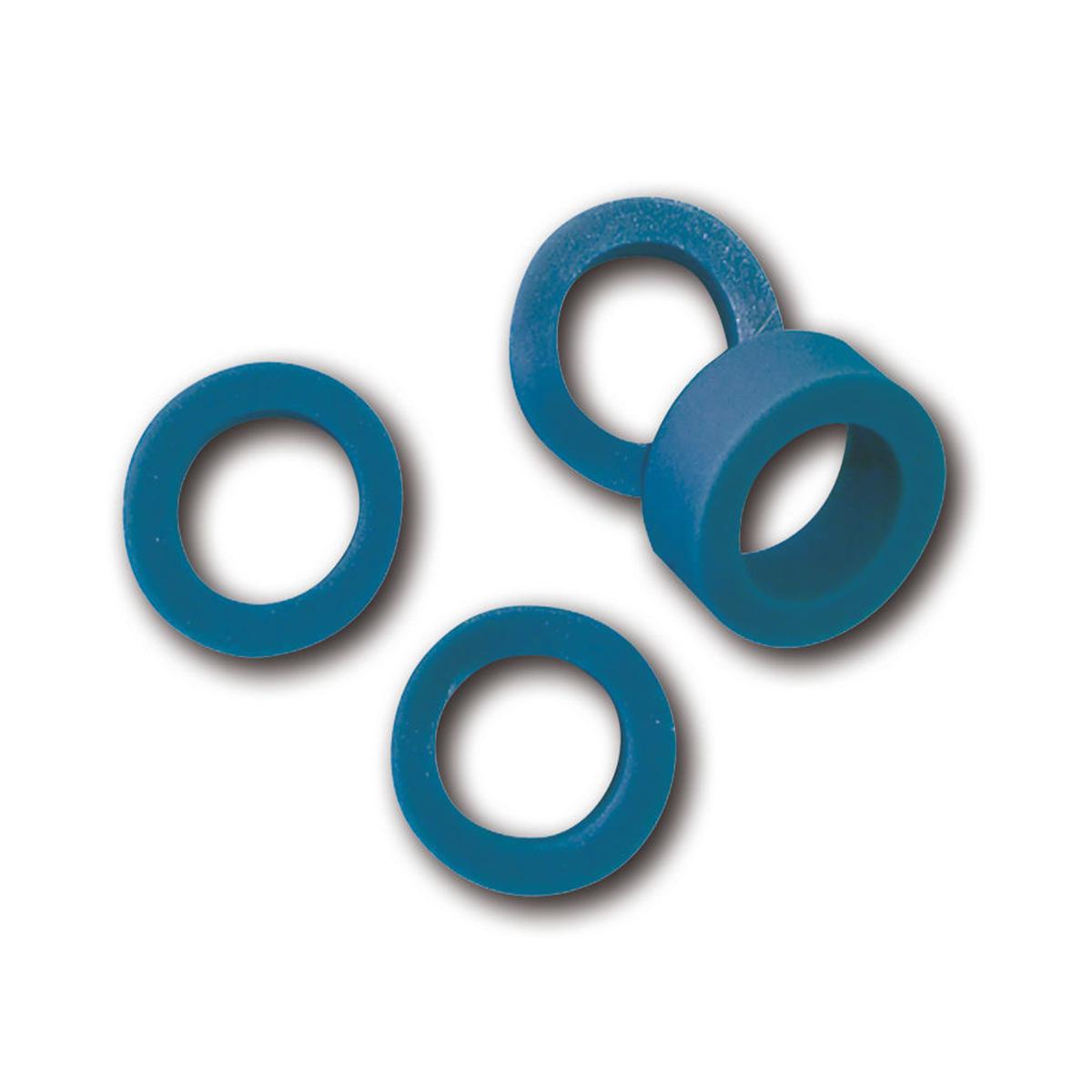 Maxi ID-Ringe - Blau, Packung 25 Stück