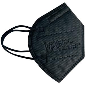 Monoart ffp2 Maske NR Protection - Schwarz, Packung 10 Stück