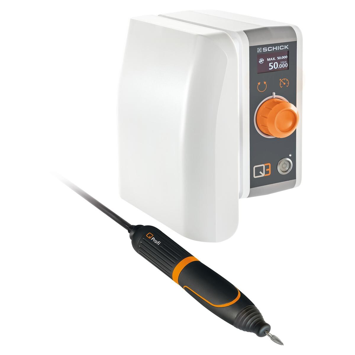 Q3 Profi Technikmaschine komplett - Steuergerät Knie