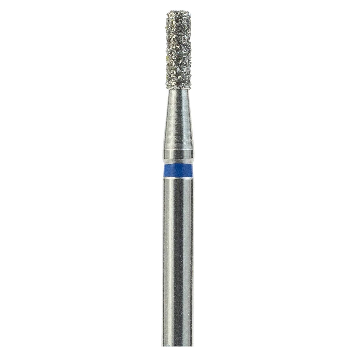 FG-Diamant Ultimate R-D, Zylinder-Kante-Rund, Form 835KR - ISO 012, mittel (blau), Kopflänge 4 mm, Packung 5 Stück