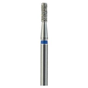 FG-Diamant Ultimate R-D, Zylinder-Kante-Rund, Form 835KR - ISO 012, mittel (blau), Kopflänge 4 mm, Packung 5 Stück