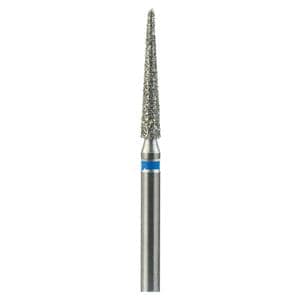 FG-Diamant Ultimate R-D, Konisch-Spitz, Form 859 - ISO 016, mittel (blau), Kopflänge 10 mm, Packung 5 Stück