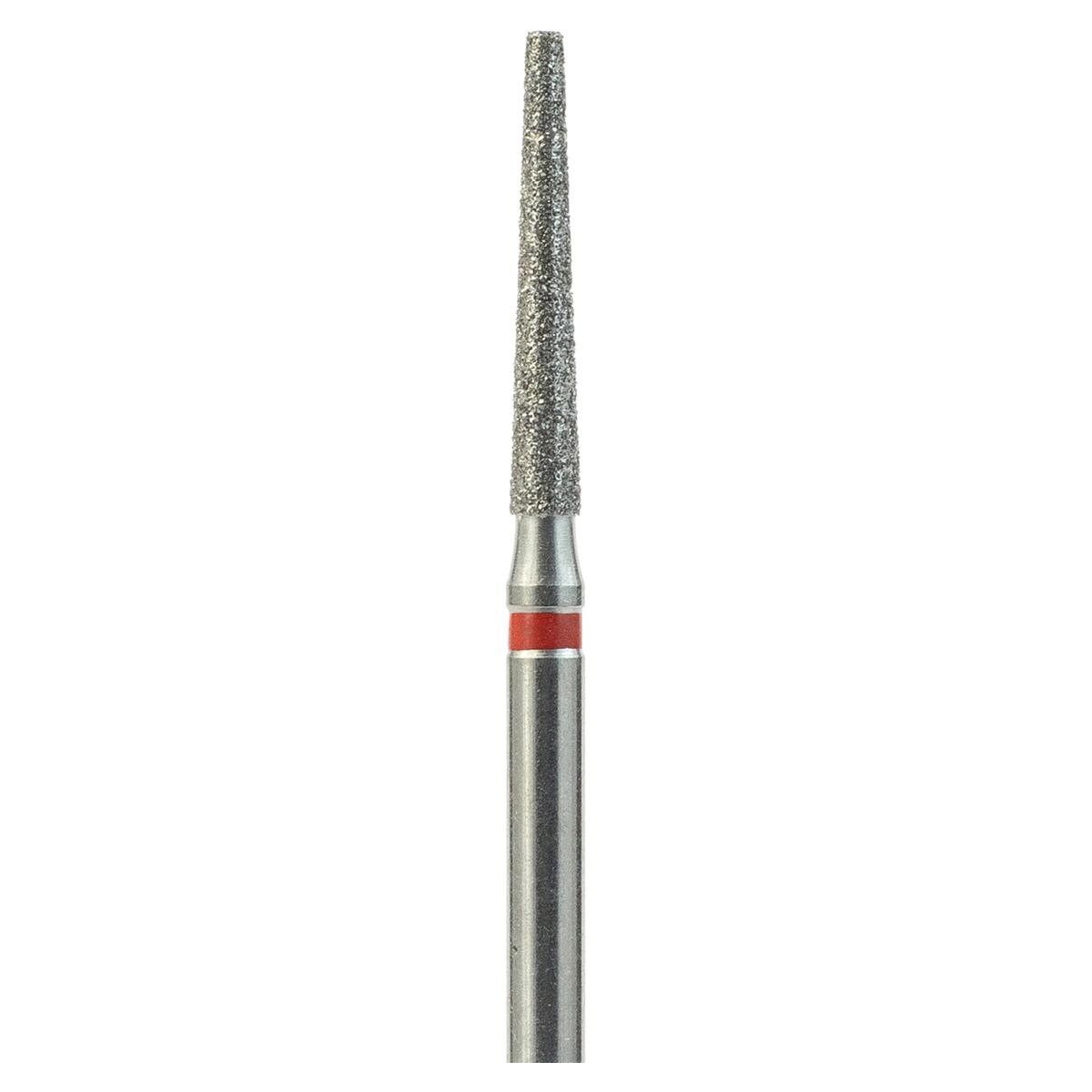 FG-Diamant Ultimate R-D, Spitze-Flach, Form 848 - ISO 016, fein (rot), Kopflänge 10 mm, Packung 5 Stück