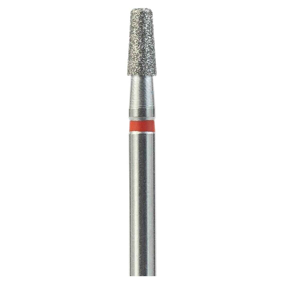 FG-Diamant Ultimate R-D, Konisch-Kante-Rund, Form 845KR - ISO 018, fein (rot), Kopflänge 4 mm, Packung 5 Stück