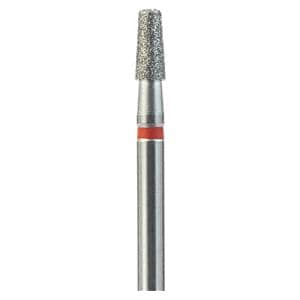 FG-Diamant Ultimate R-D, Konisch-Kante-Rund, Form 845KR - ISO 018, fein (rot), Kopflänge 4 mm, Packung 5 Stück