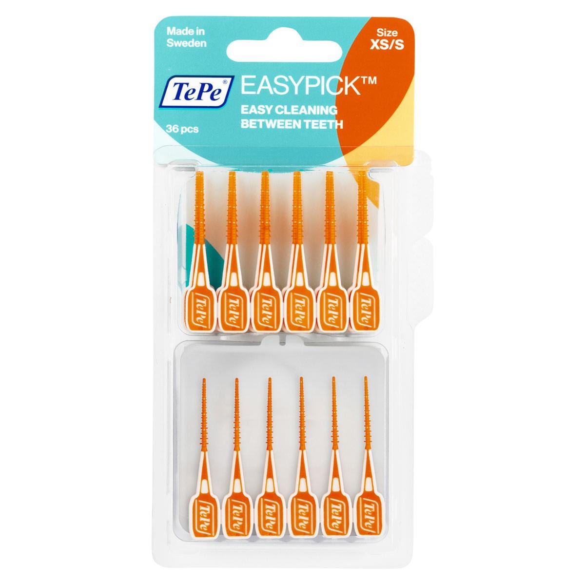 TePe EasyPick™ - Größe XS / S, orange, Packung 36 Stück