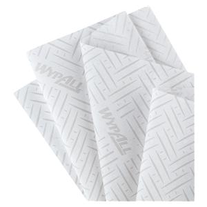 WypAll® Papierreinigungstücher - 1-lagig, weiß, Rollen 6 x 500 Tücher