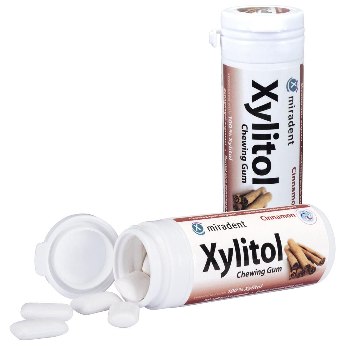 Xylitol Chewing Gum - Dose - Zimt, Dose 30 Stück