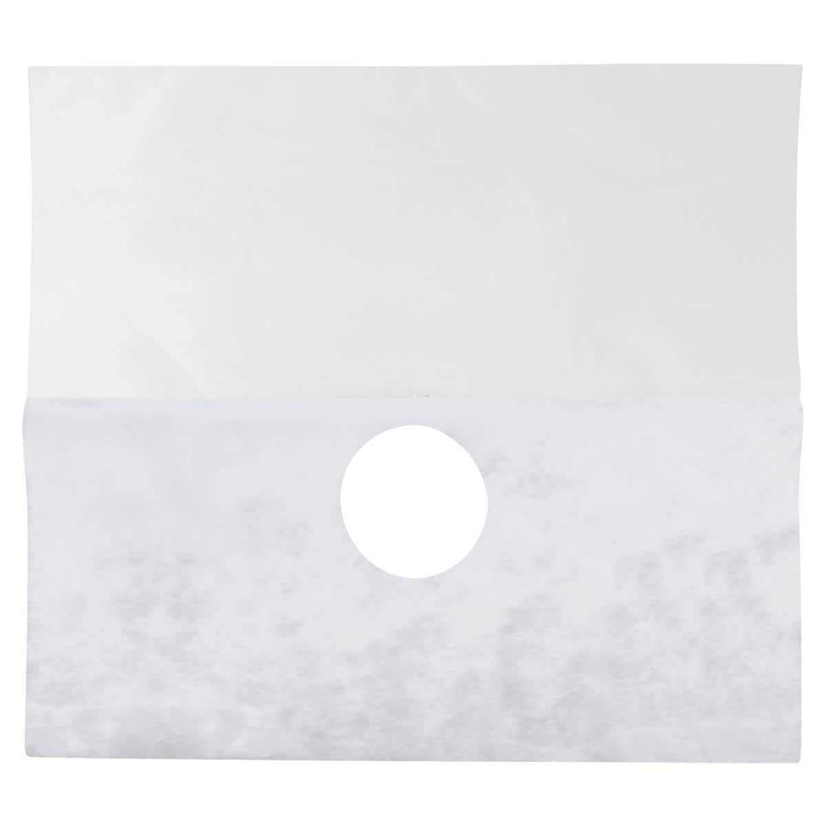 Einweg-Gesichtsabdeckung - Weiß, Packung 50 Stück