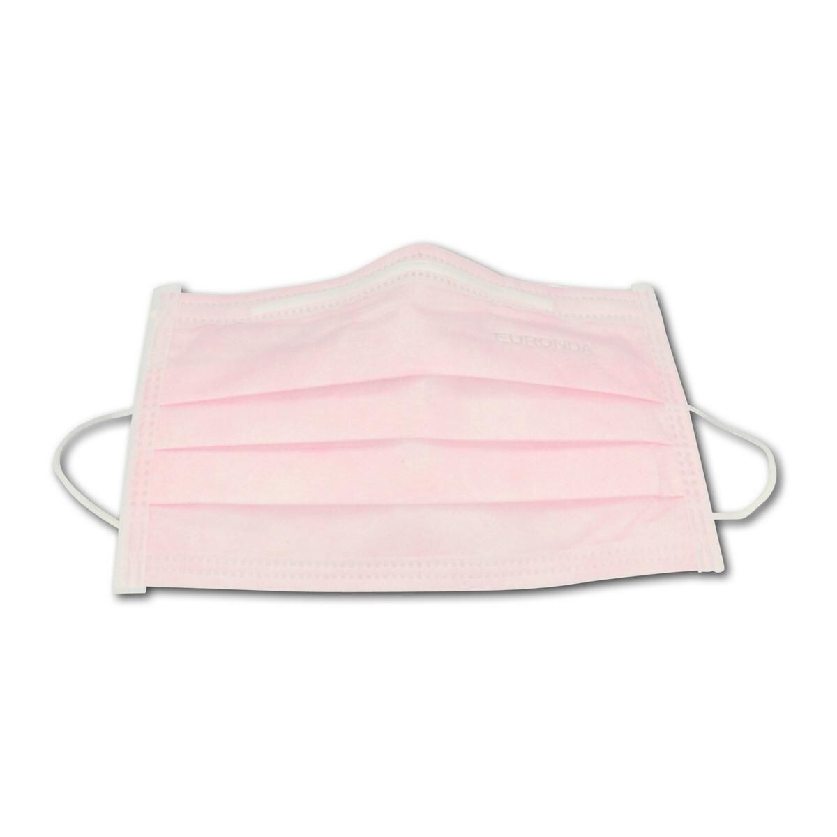 Monoart® Mundschutz Pro 3 mit Gummizug - Rosa, Packung 50 Stück