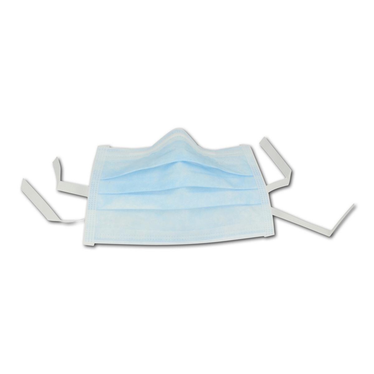 Monoart® Mundschutz Pro 3 zum Binden - Blau, Packung 50 Stück